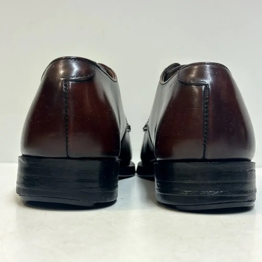 VGUC Rancourt & Co. x Cole Haan Cap Toe Derby Burgundy Made in Maine USA 8 D